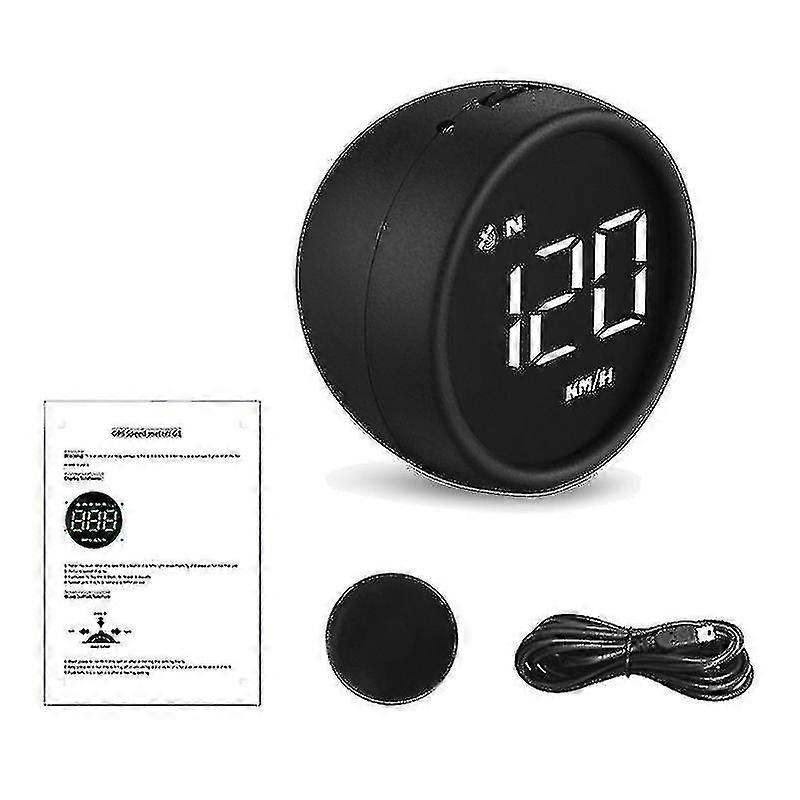 Car Head-up Windshield Display Hud-lcd Projector Speeding Warning Alarm Meter