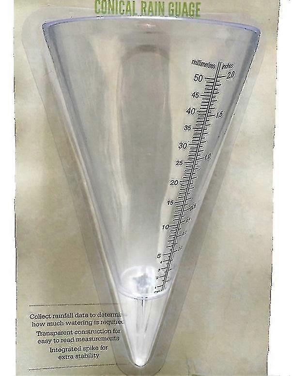1pcs Easy-reading Conical Rain Gauge