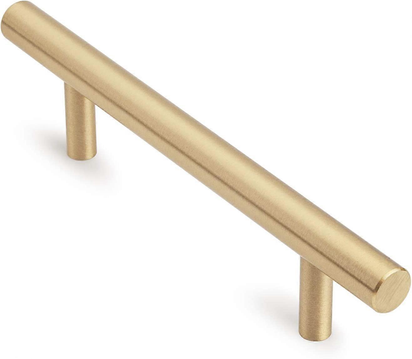 Pieces Brass Drawer Knobs for Cupboards Kitchen Cabinet Handle, 64mm Hole Centers