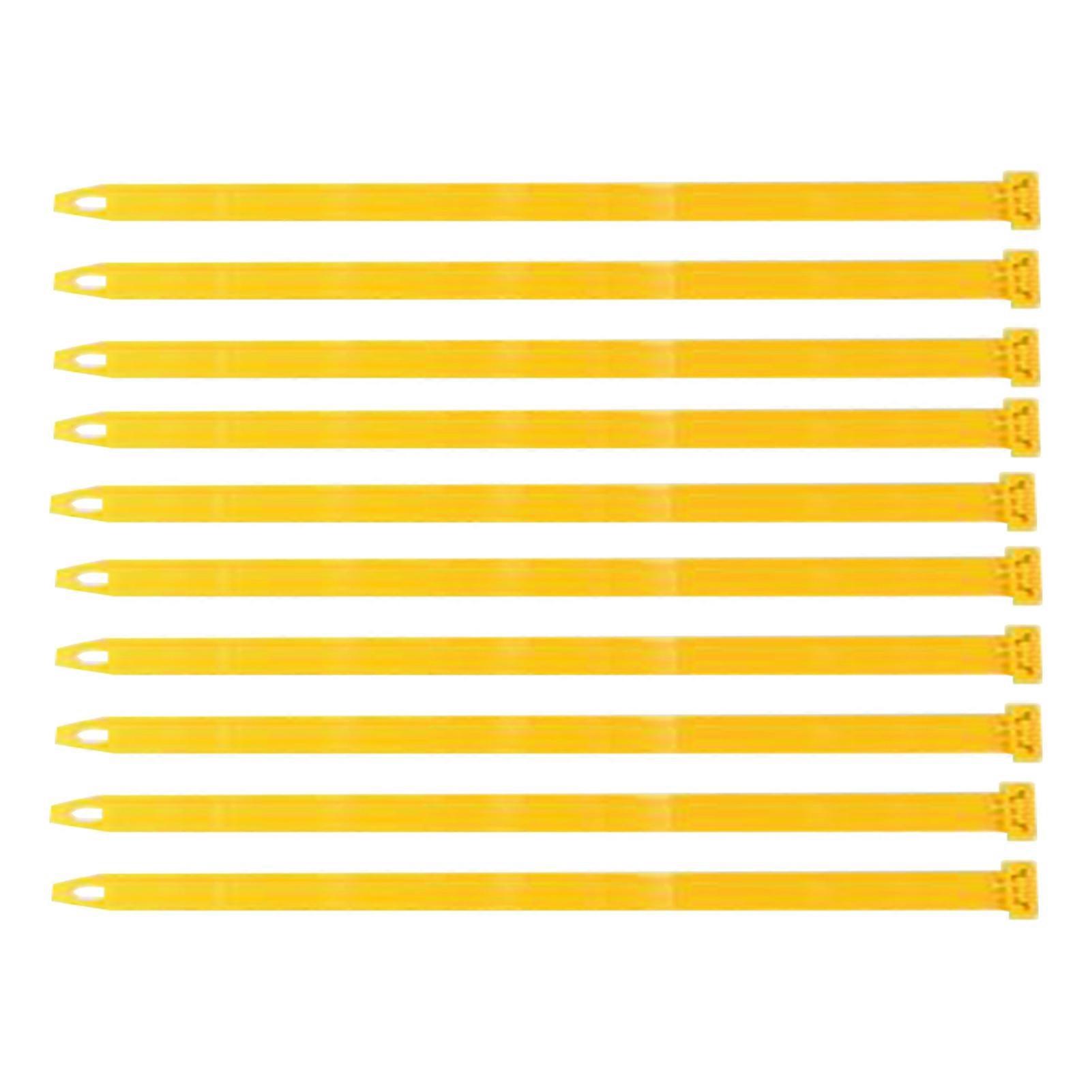 10Pcs Tree Support Frame Anti-skid Easy to Install Strong Construction Plastic Large Tree Growing Support Stakes Home Supplies KAESI