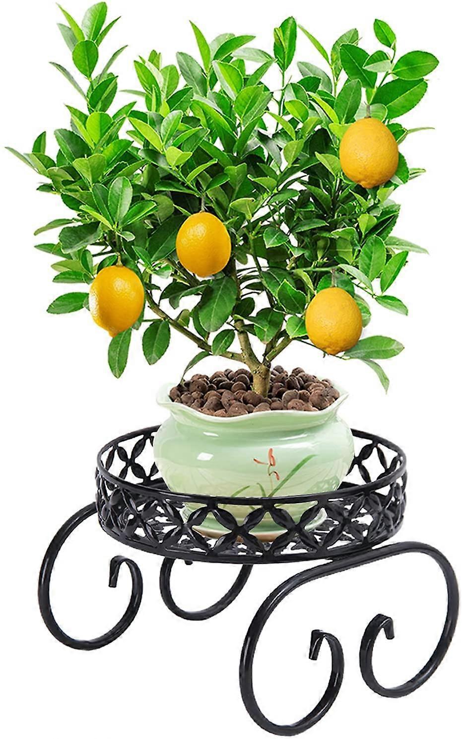 حامل نبات بوعاء - حامل نبات معدني - حامل عرض إناء الزهور - داخلي وخارجي