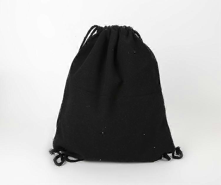 Cotton Gym Bag - Cloth Bag With Drawstring Closure