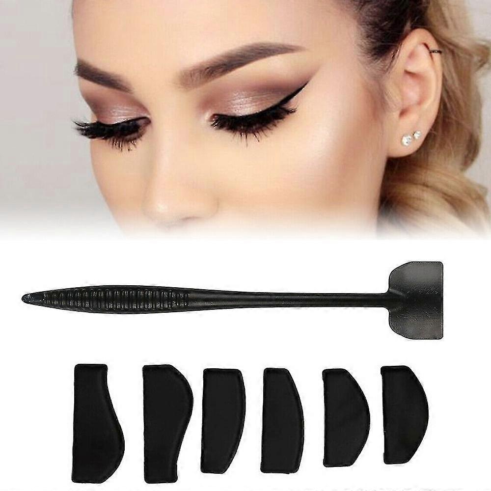 6 stk / sett Crease Line Kit Eyeshadow Stempel Applikator Shadow Stamper Eyeliner Make Up Tool Set
