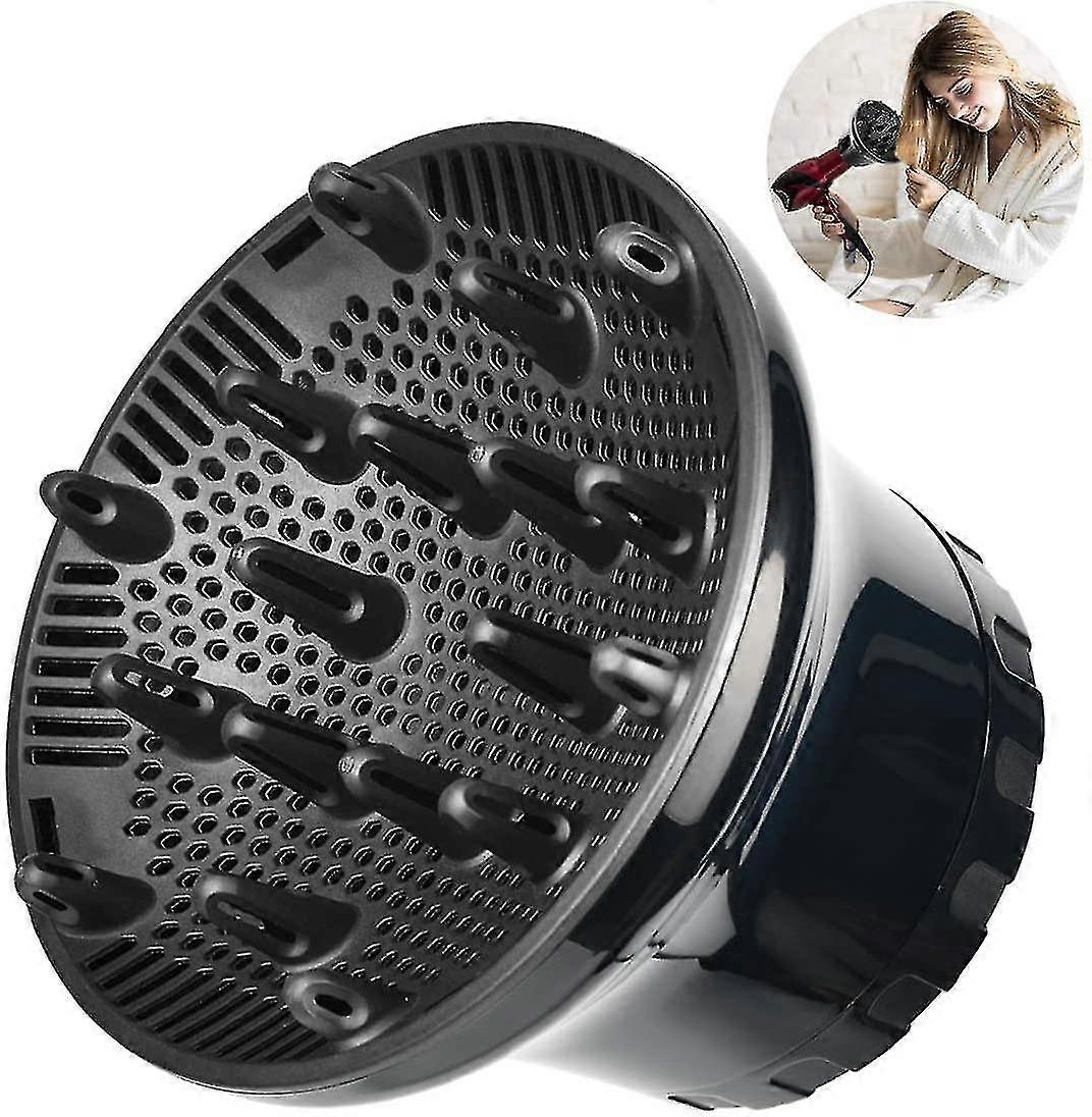 Diffuseur de cheveux universel Diffuseur de cheveux pour cheveux bouclés et cheveux naturels, fixation de diffuseur de cheveux professionnel, convient à la plupart des types de coups