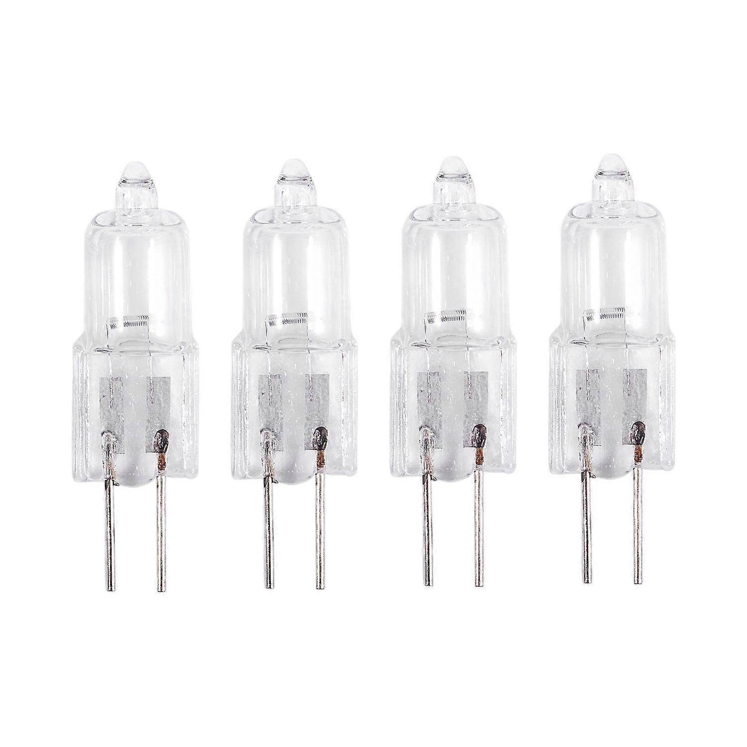 12V 20W 2 pin G4 Base Halogen Light Bulb 4 Pieces Warm White