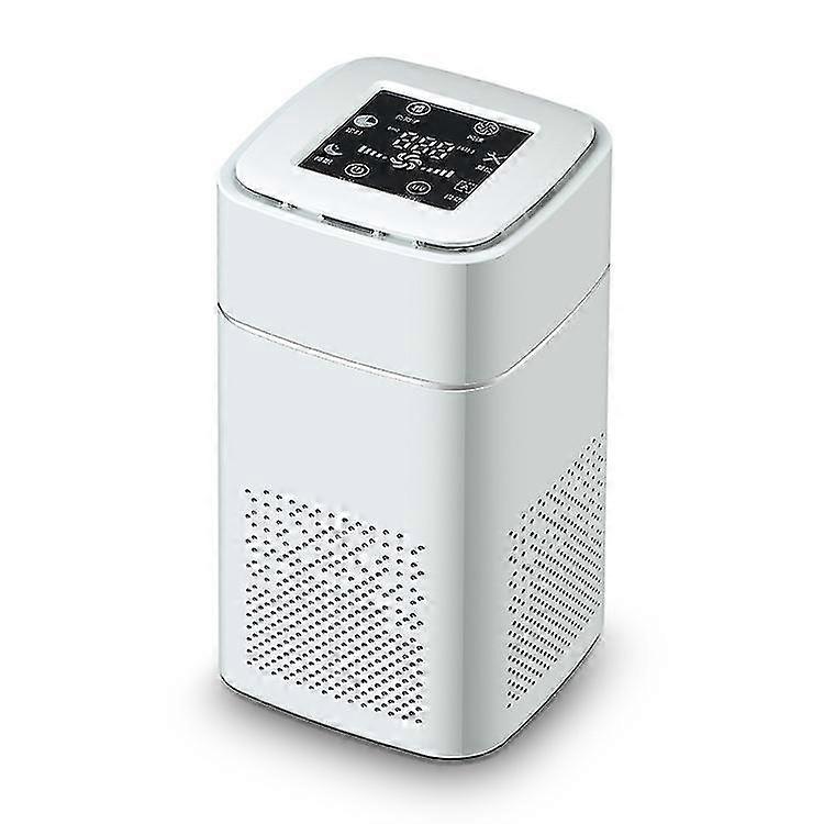 Purificatore d'aria - Fumo Polline Forfora Capelli Odore Purificatore d'aria portatile Domestico Piccolo desktop Rimozione della formaldeide ionica negativa Pm2.5 Ultravioletto