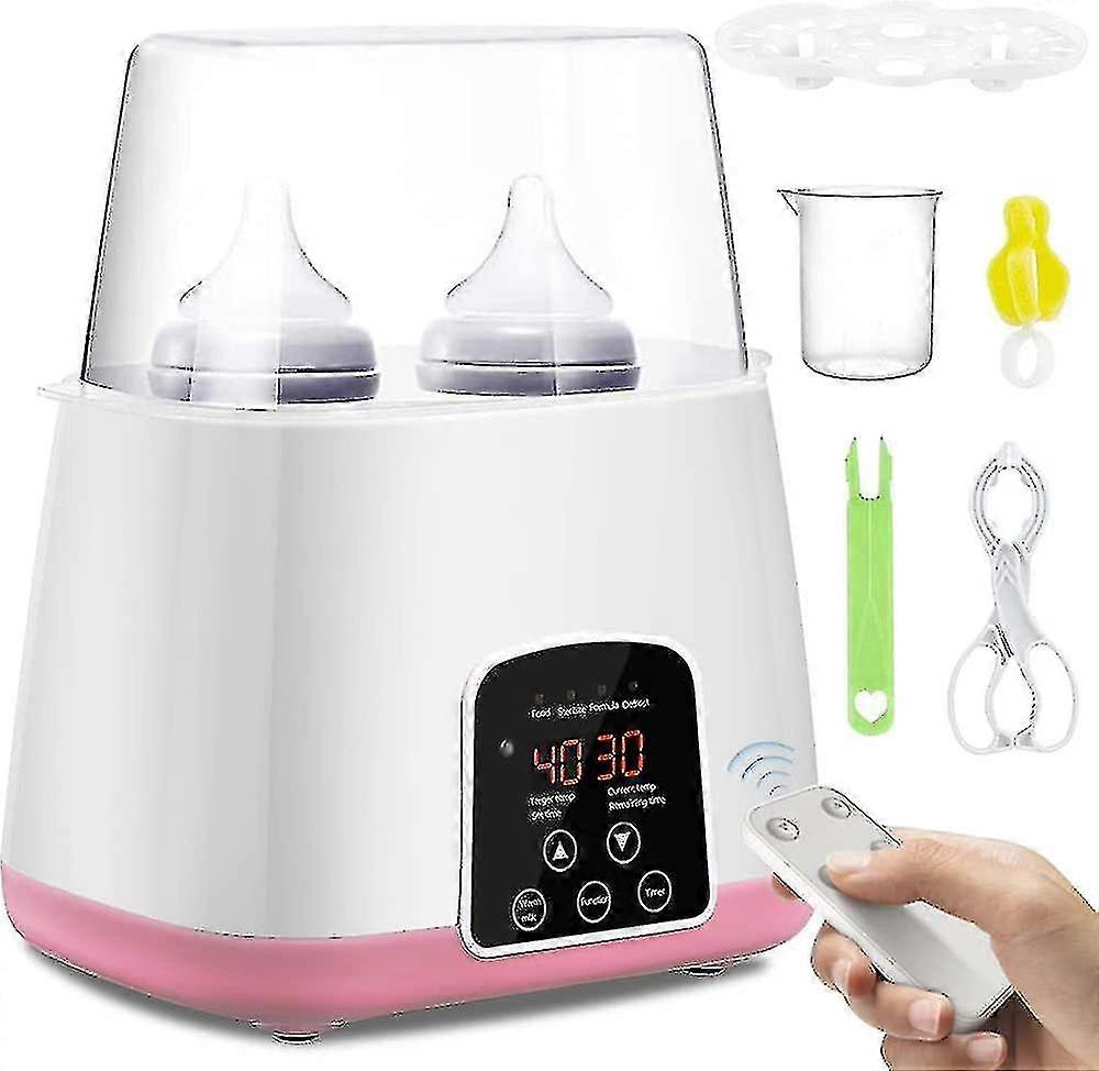 Electric Bottle Warmer. 6-in-1 Portable Electric Baby Bottle Sterilizer With Led Display And Temperature Control. Tw