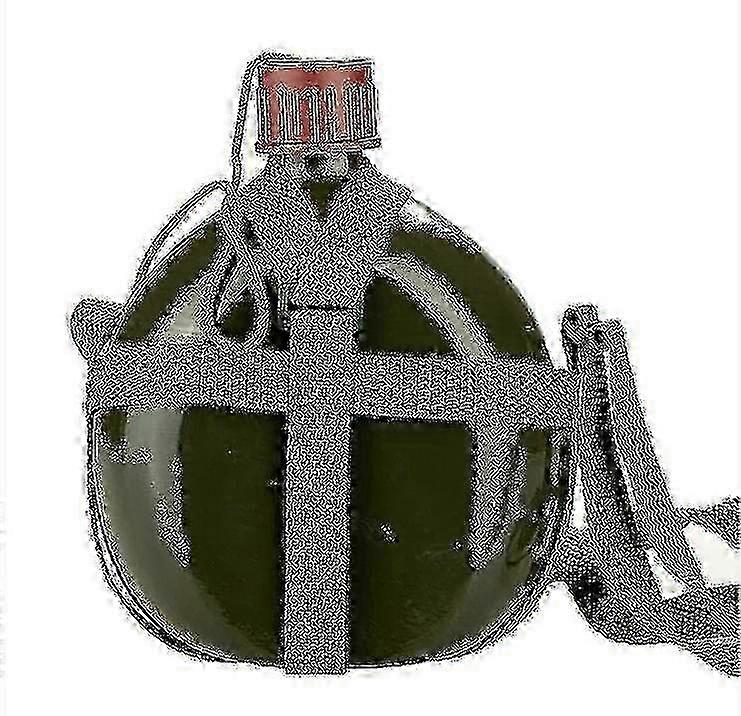 Vintage Pla 87s Στρατός Πράσινη Εκπαίδευση Μπουκάλι Μπουκάλι Θερμοπυλών Αλουμίνιο 1l έως 4l