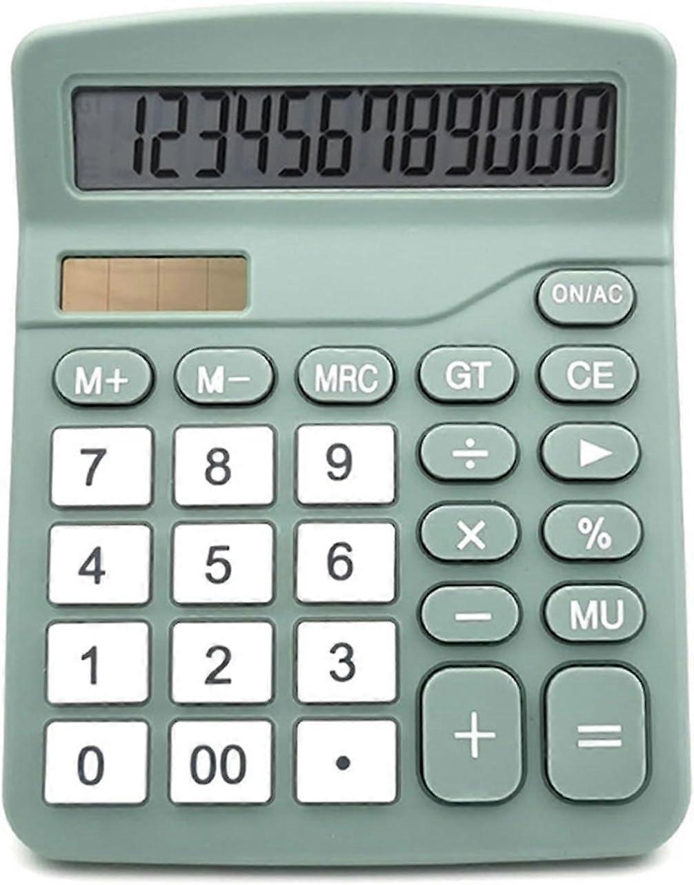 Color 12-Digit Solar Scientific Calculator Financial Office Computer Calculators Large Display Office Calculators Cute Calculator