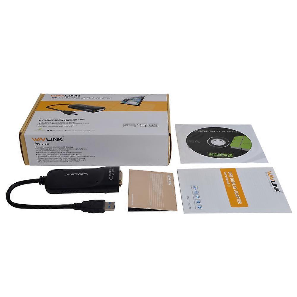 USB 3.0 To HDMI/Multi Monitor Video Graphic Adapter HD 1080p Output External Video Card Adapter DP Display Windows Mac