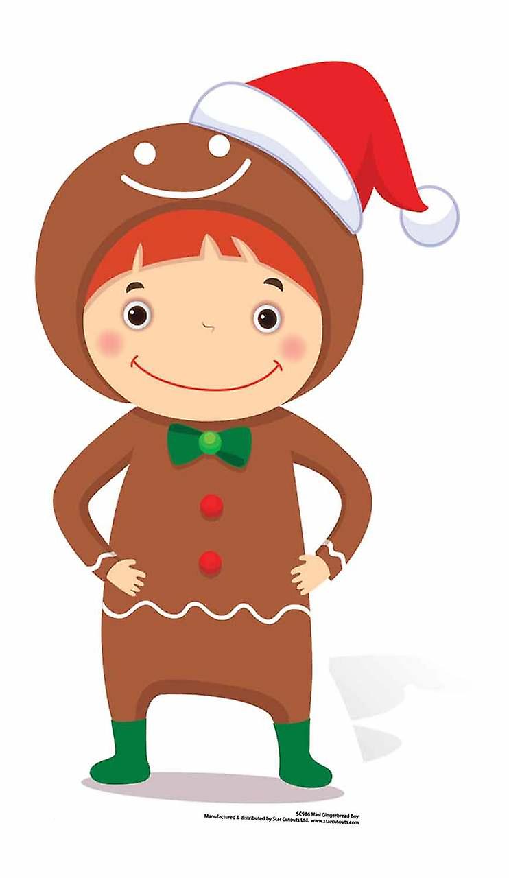 Mini Gingerbread Boy Cardboard Cutout / Standee / Stand Up