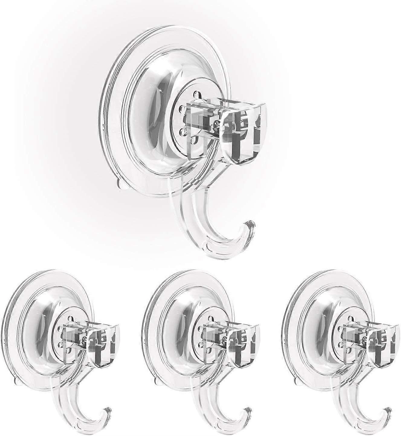 Set of 6 Wall Suction Cup Hook Bathroom Suction Cup Towel Holder Hooks Kitchen Utensil Shower Window Glass Tile Key Coat Dish Cloth Hanger Entrance Pl