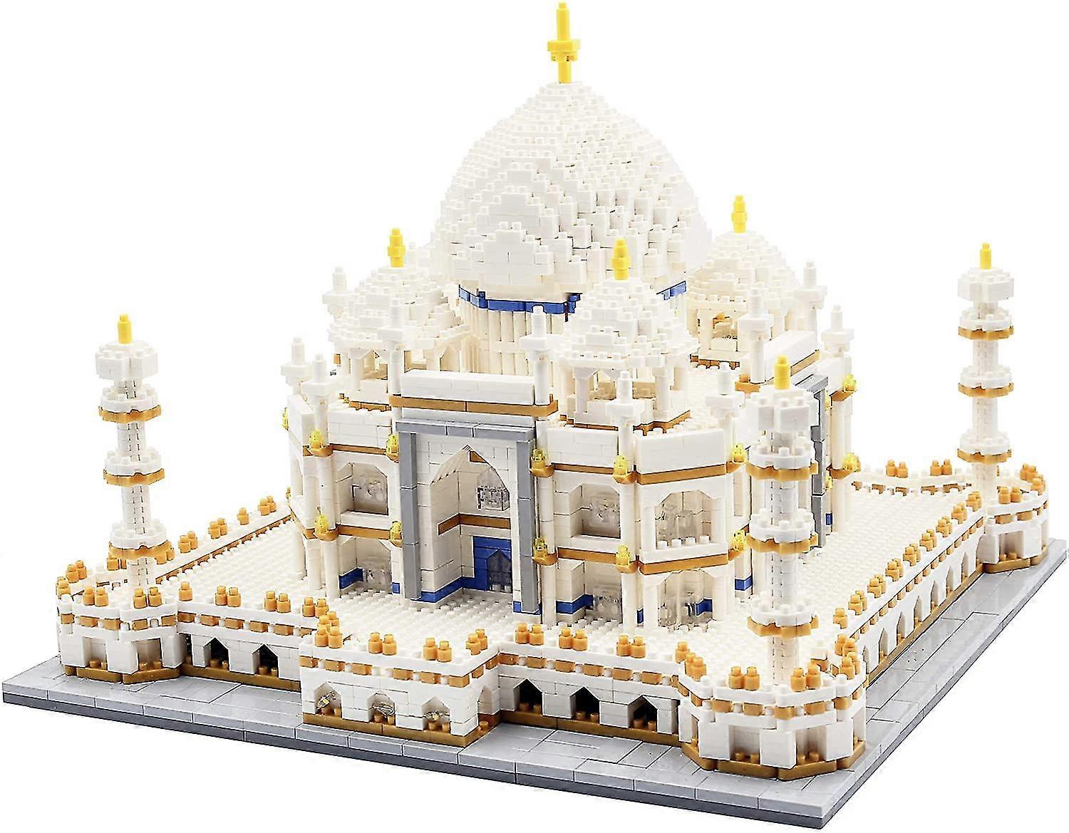 Micro Mini bloques Taj Mahal Edificio y arquitectura conjunto de modelos
