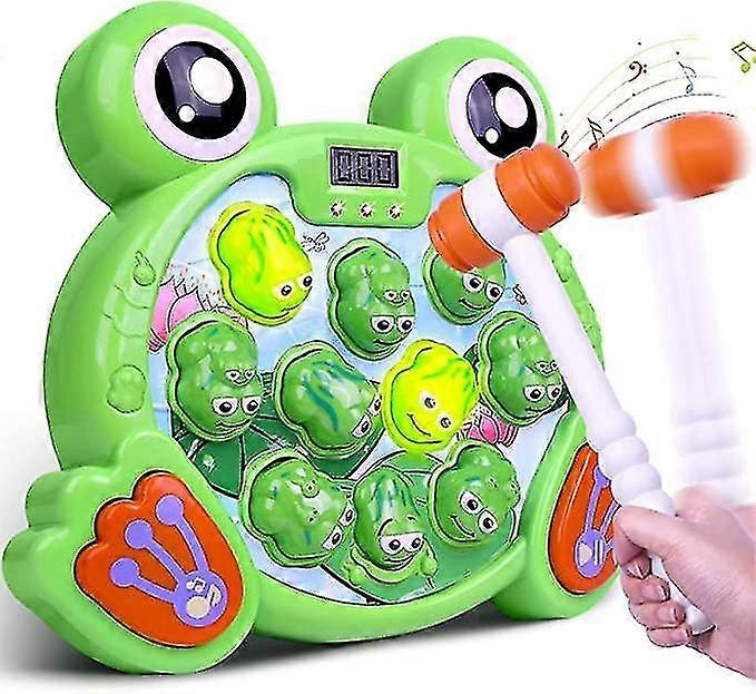 Whack A Frog Game, Interactive Pounding Toy For Early Developmental Learning