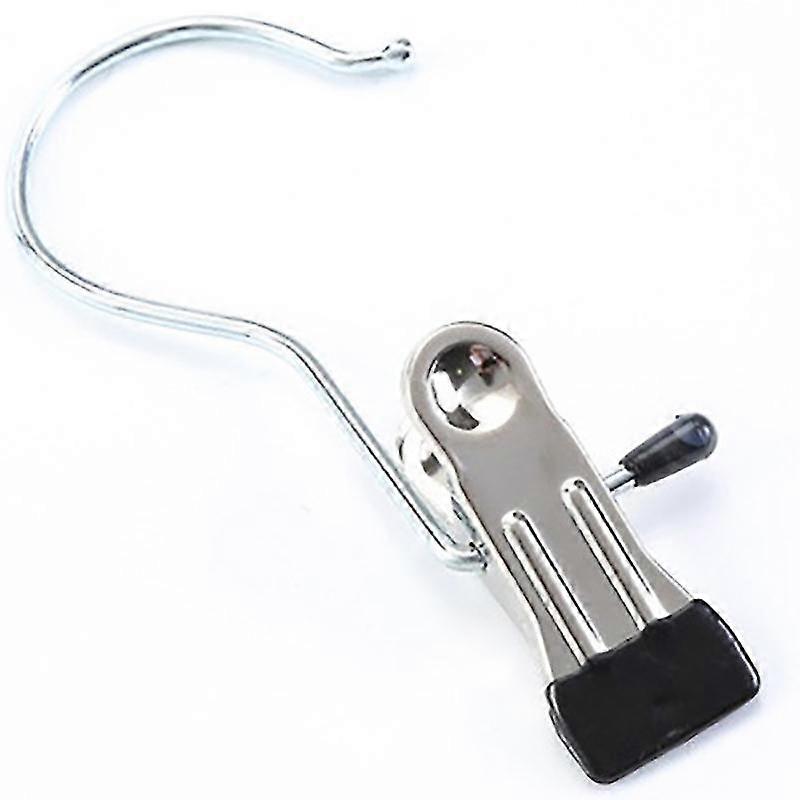 Laundry Hooks With Clips Boot Hangers For Closet Portable Laundry Hooks Hat Hanger Stainless Steel Home Travel Hangers Clips 10pack