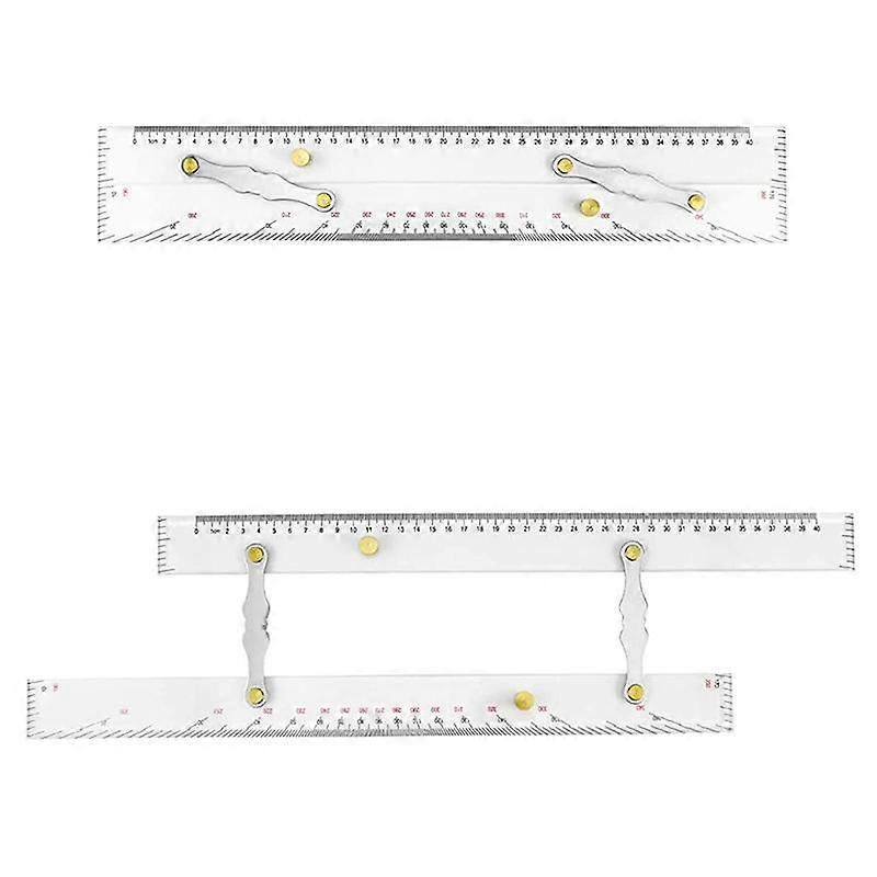 Marine Parallel Ruler Clear Scales, Mapping Points to Pull Parallel ...