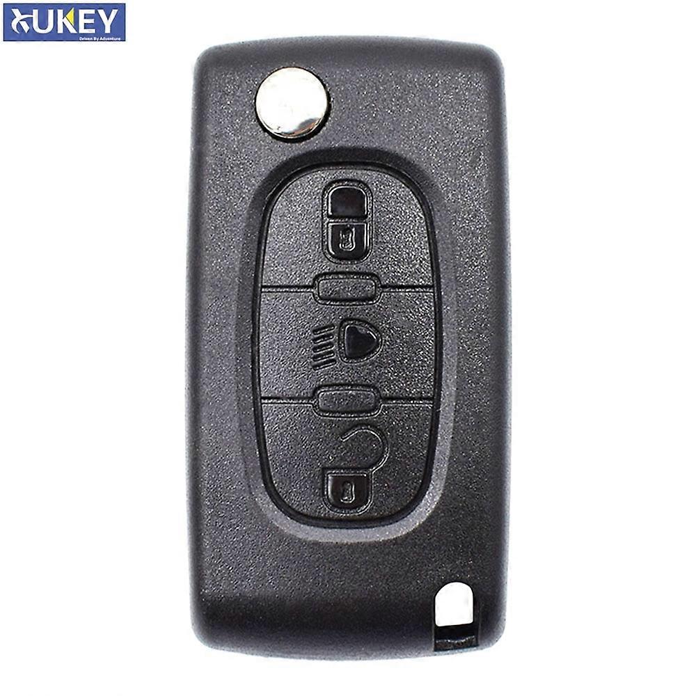 For Citroen C2 C3 C4 C5 C6 C8 Car 3 Buttons Flip Remote Key Case Cover Shell Fob VA2 Blade CE0523 Key Repair Kit
