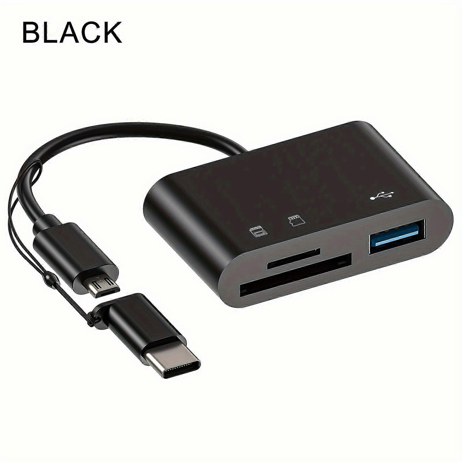Micro USB Type-C Adapter USB TF SD Card Reader USB Type-C Memory Card Adapter For Macbook/Samsung/Xiaomi Laptop Phone