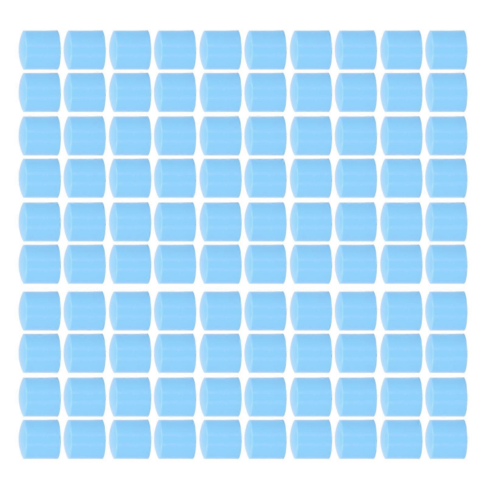 End Caps 100PCS Waterproof Blue 25mm for High Voltage Pulse Electronic Fence System