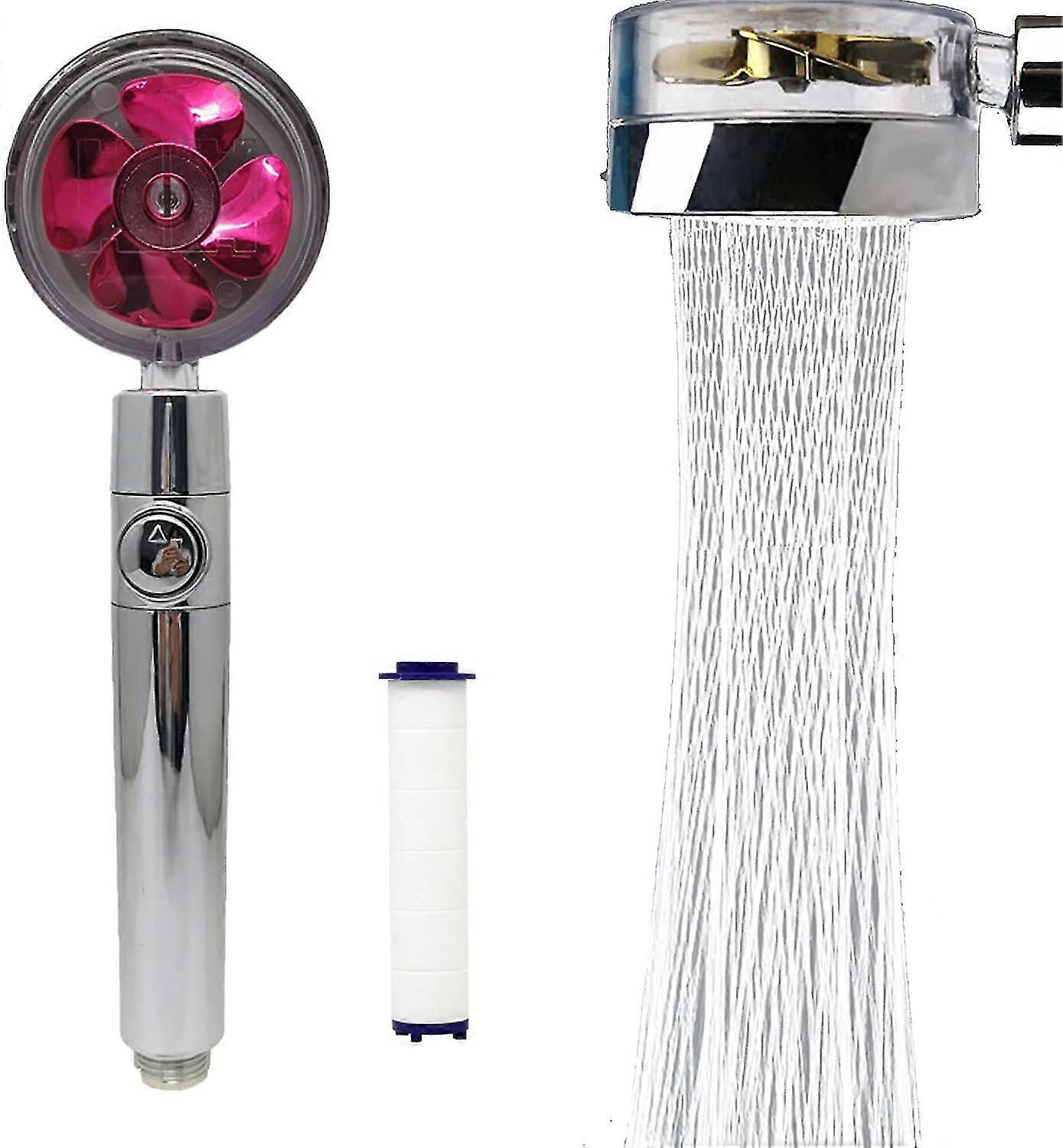 fong high pressure water saving showerhigh-pressure shower head with filter and pause switch easy install handheld