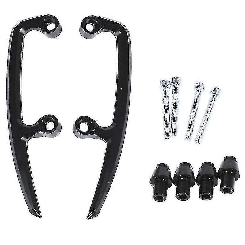 Rear Grab Bars Rear Pillion Passenger Grab Rail Handle For Ninja650 Z650 Ninja 650 2017-2021(black)