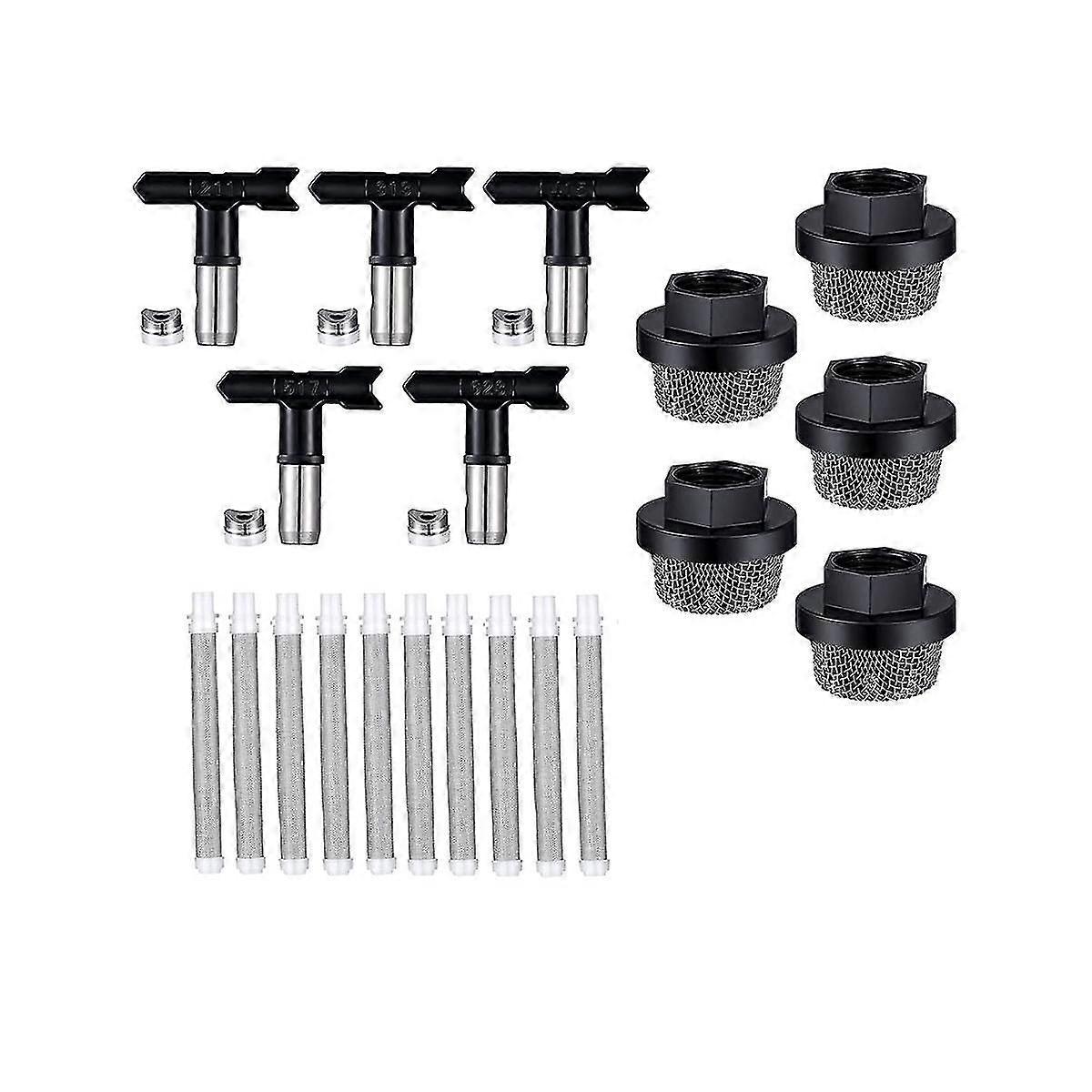 20 Pcs Airless Paint Sprayer Machine Parts Include 34 Inch Replacement Inlet Strainer Airless Spra