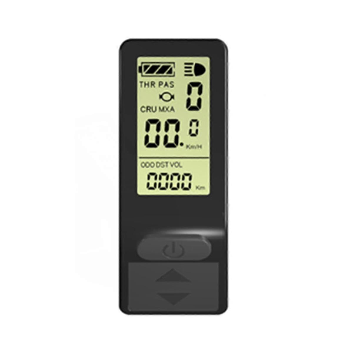 Compact Mountain Bike Meter Kt Lcd4 Fully Functional Waterproof Connector Display 24v 36v 48v For E-bike Kt Display