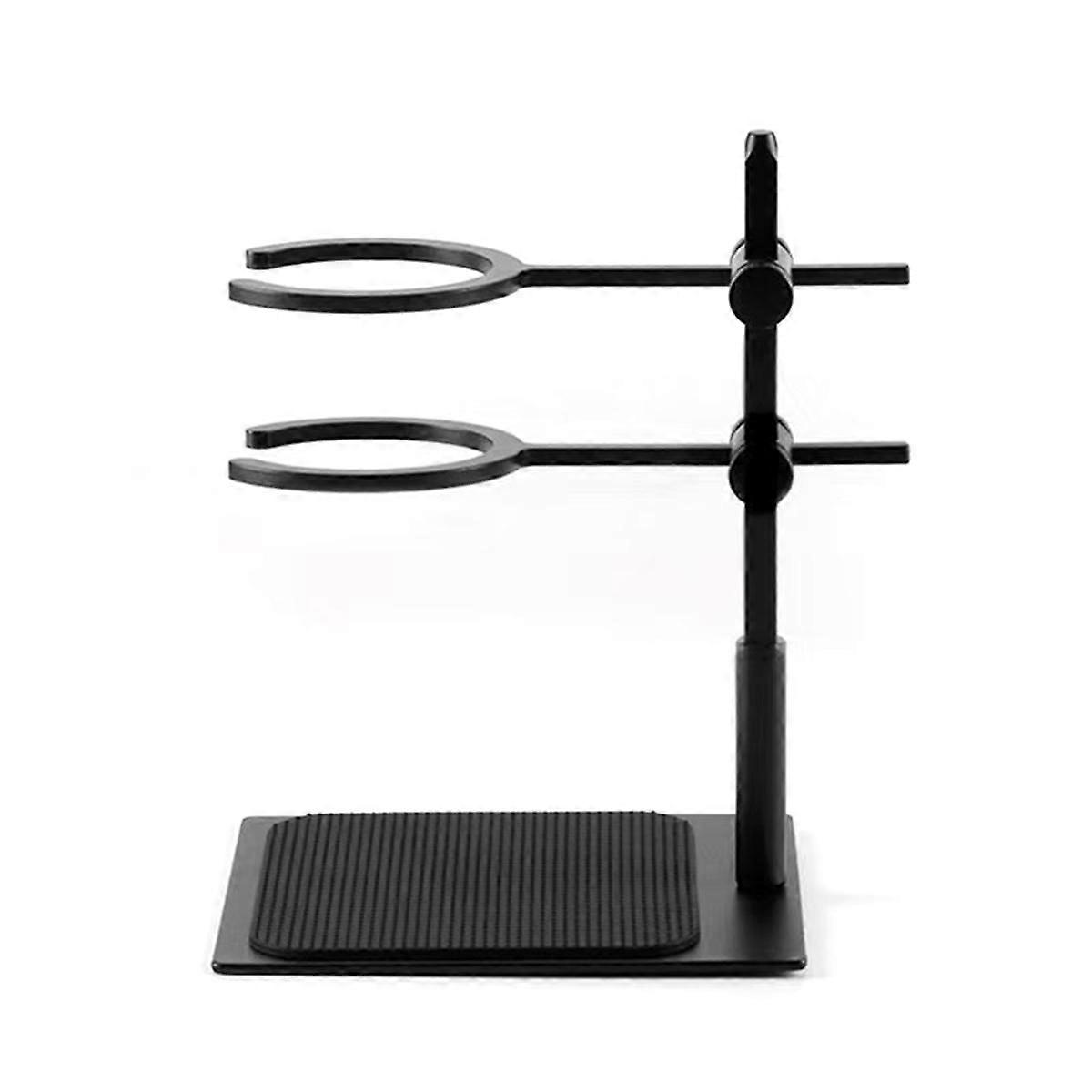 حامل أكواب مزدوج التصفية قابل للتعديل للصب فوق صانع القهوة ، حامل التنقيط من سبائك الألومنيوم ، القهوة