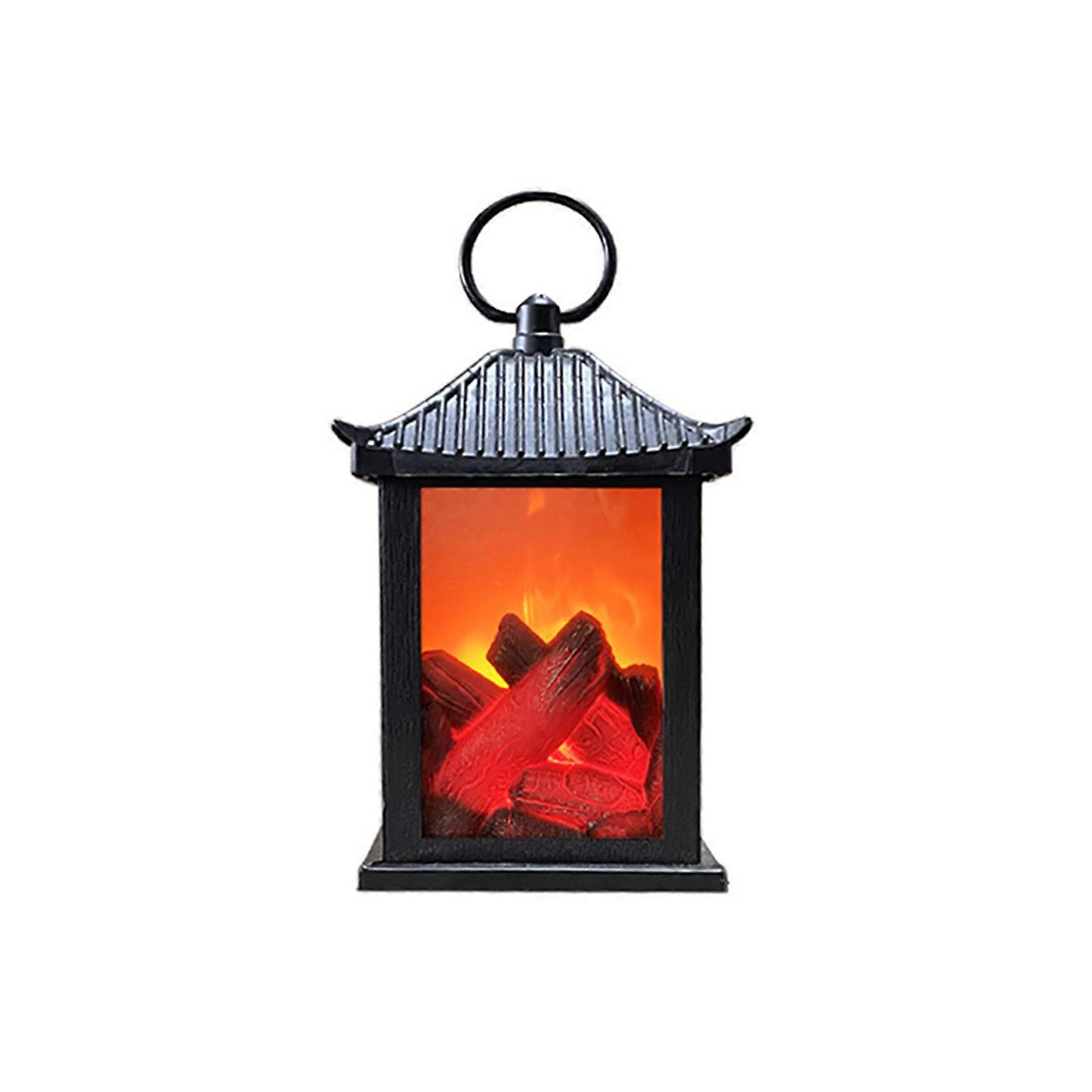 Simulation Lighting Fireplace Lantern Party Decoration Atmosphere Decorative Flame Lamp