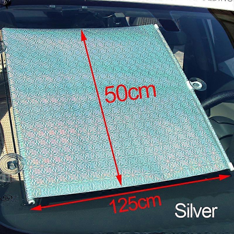 Car Retractable Curtain With Uv Protection Sunshade Car Window Sunshade Upgarde Retracta'ble SUV Truck Car Front Windshield