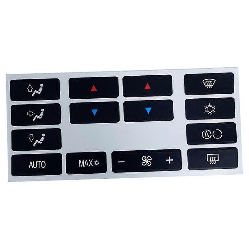 New 1Set Car Climate Control Air Conditioning Switch Button Covers For BMW X5 E53 1999-2006 E39 1996-2002