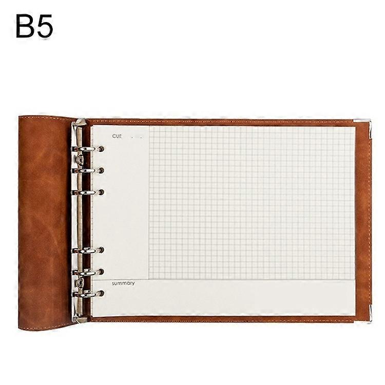B5 Grid Notebook Cornell Checkered Core
