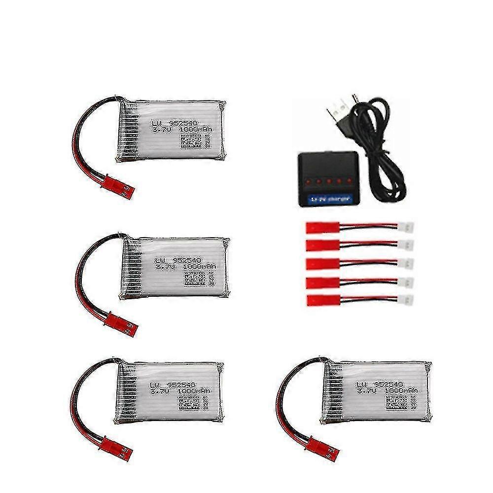 Batterie Et Chargeur Lipo 3.7v 1000mah Pour Hq898b H11d H11c H11wh T64 T04 T05 F28 F29 T56 T57 Rc, P