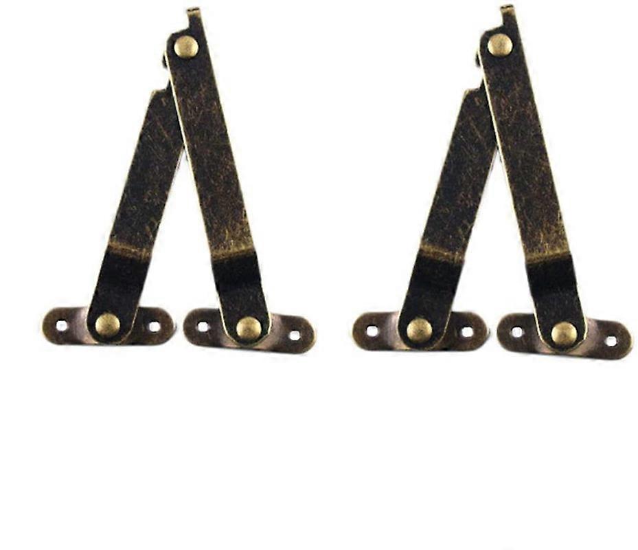 2pcs Rotatable Folding Lid Support Hinges, for Box Display Furniture Accessories Cabinet (A-5-F6)