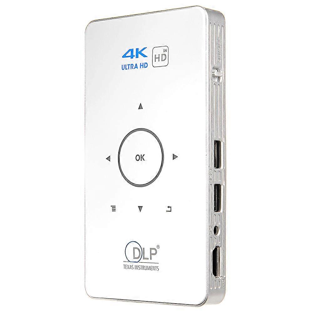 CSQ C6 video projector - HD 1080P, Android 9.0 system, 1G+8G - white