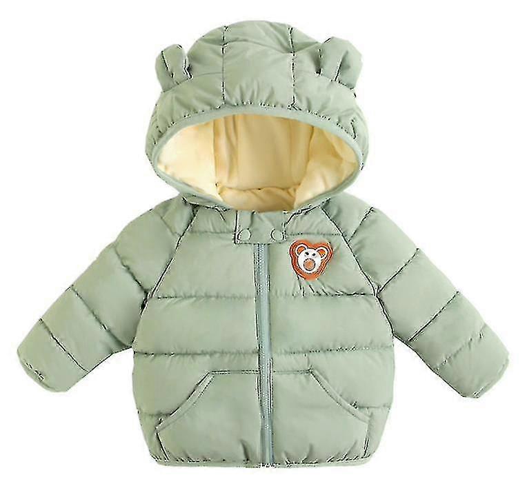 2023 سترة أسفل جديدة للأطفال الخريف والشتاء سميكة سترة دافئة مقنعين طفل صغير بالإضافة إلى الصوف سترة مبطنة