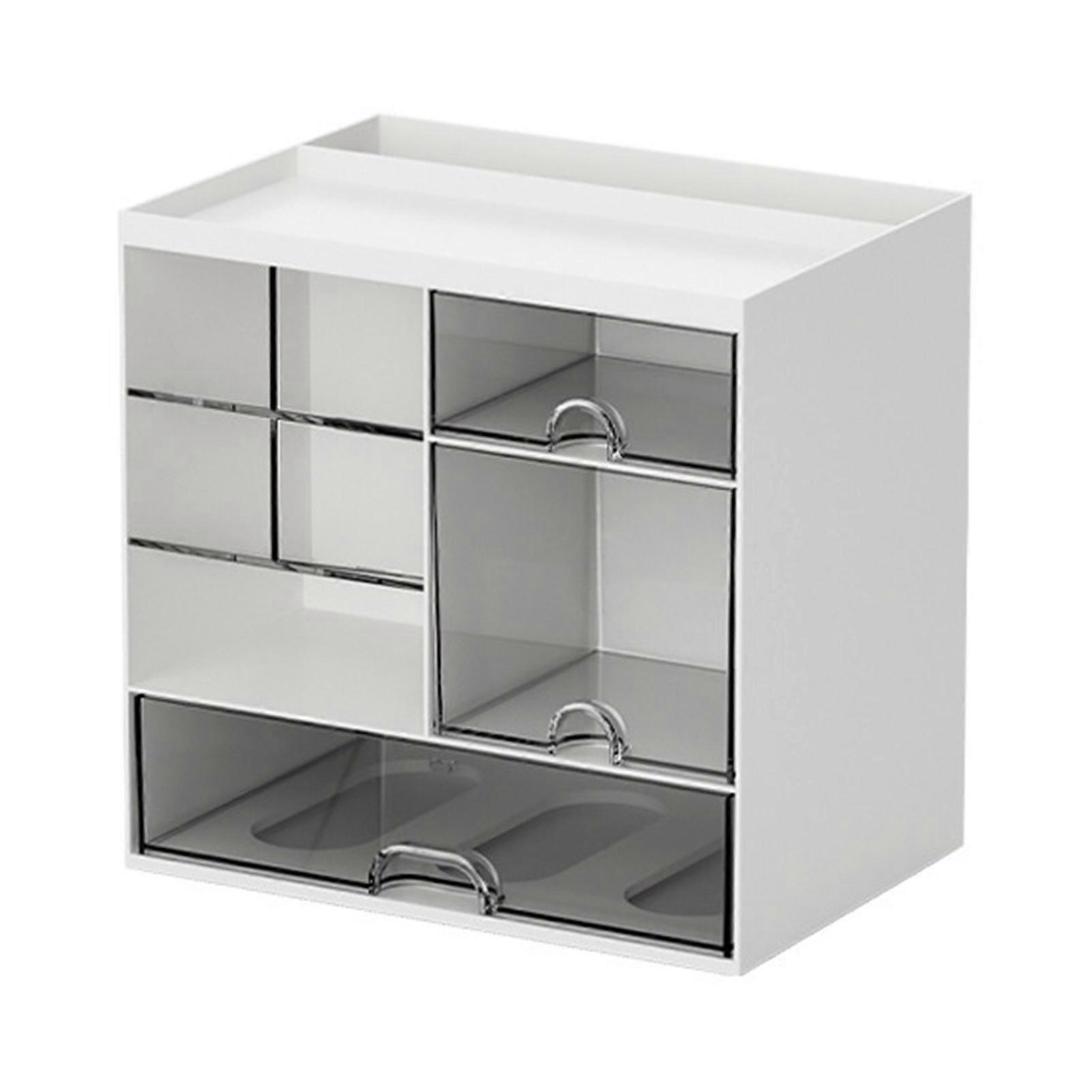 Desk Organizer Box Multi-Functional Pencil Pen Holder Large Capacity Easy Access Multiple Compartments Desktop Organizer Storage Case