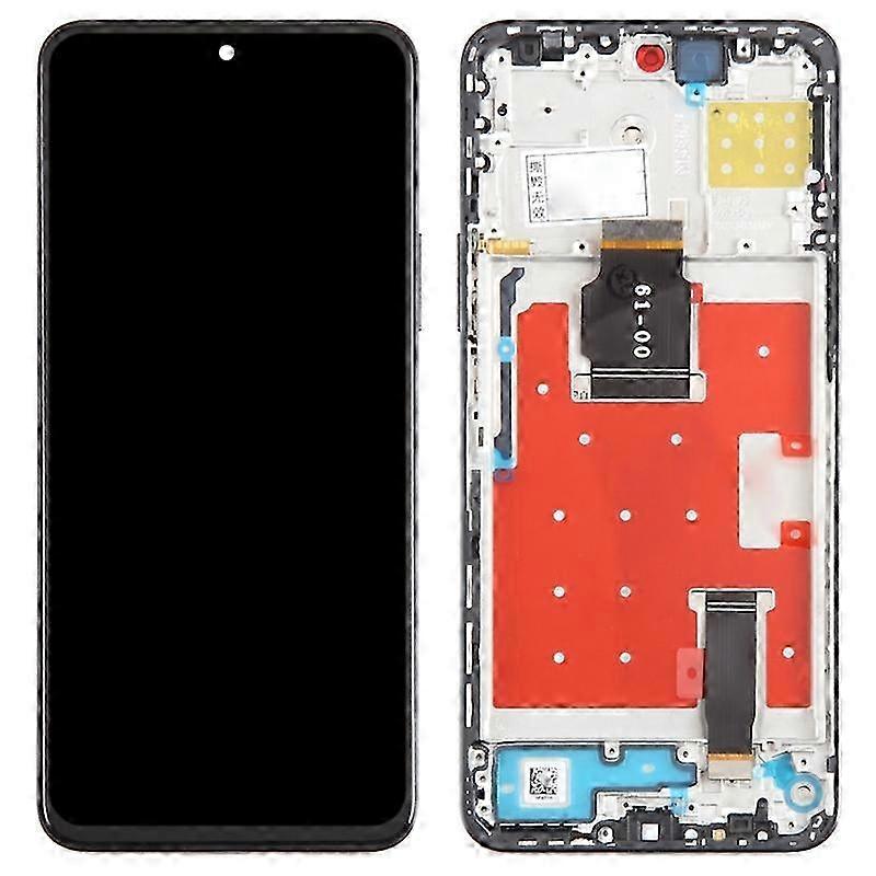 Compatible Honor 90 Lite 5G OEM Grade S LCD Screen and Digitizer Assembly + Frame Repair Part (without Logo
