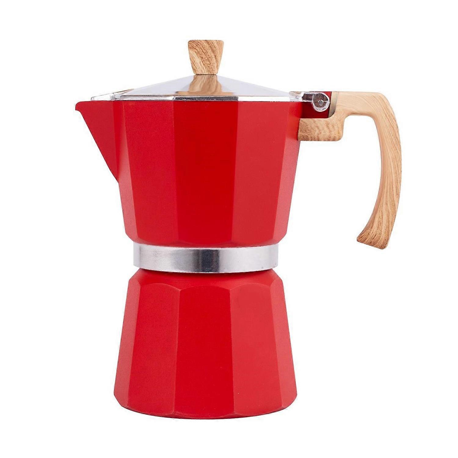 Moka Pot Espresso Maker Εύκολο να καθαριστεί Εστίες Καφέ Percolator Αλουμίνιο Ιταλικό Design Cuban