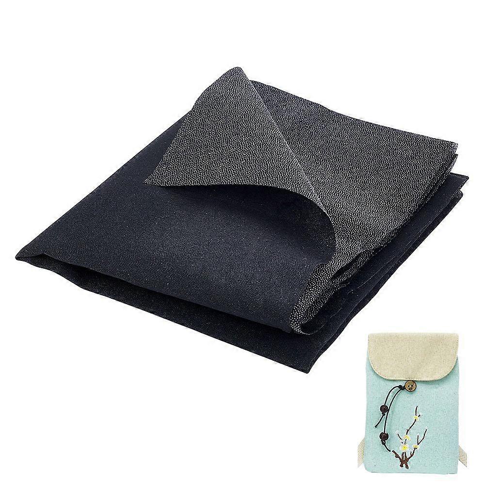 Fusible Cut Away Stabilizer Backing Interlining for Machine Embroidery Black 1000~1130x1000~1030mm 1 sheet/bag