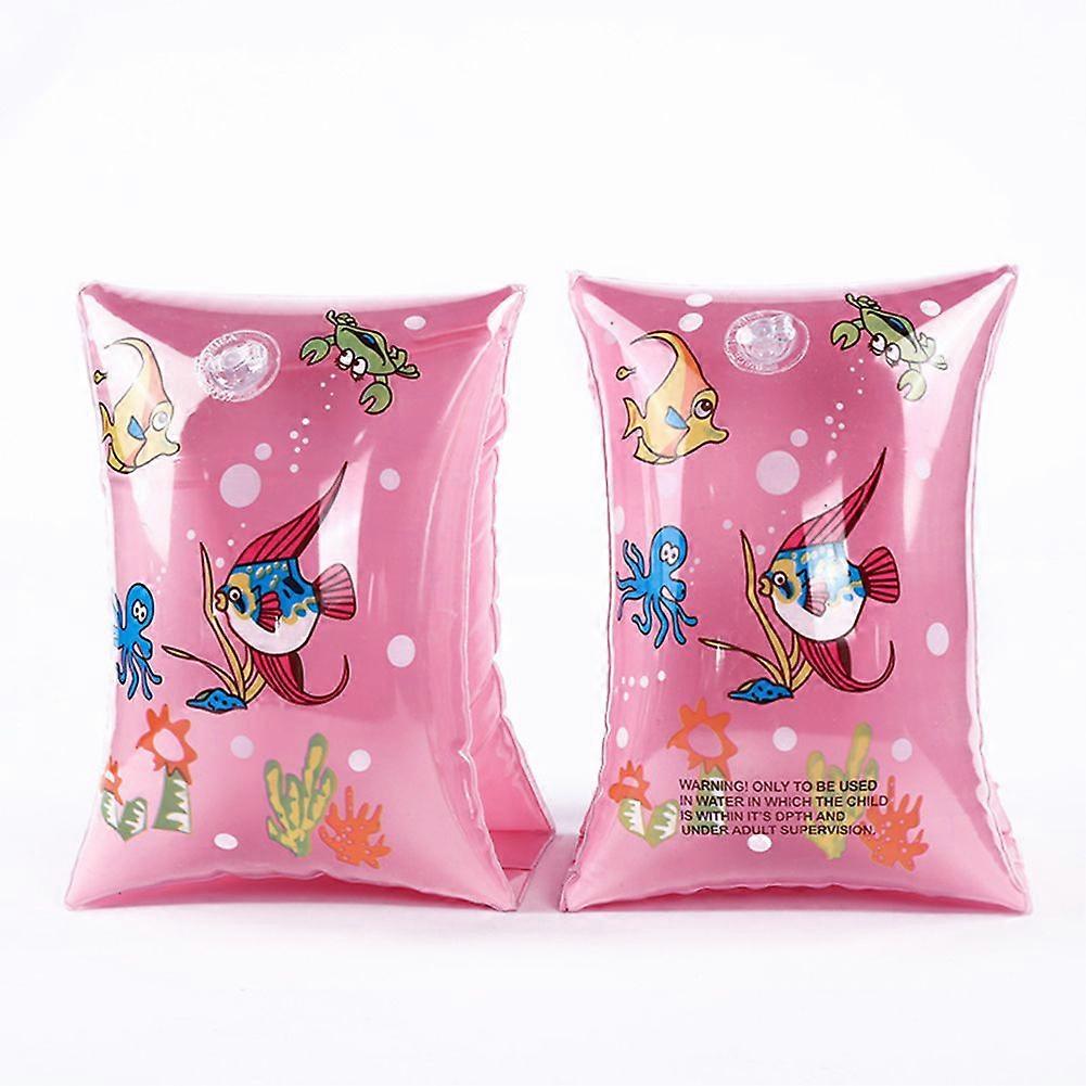 Children Inflatable Arm Rings Clear Floating Swimming Arm Sleeves Water Toys