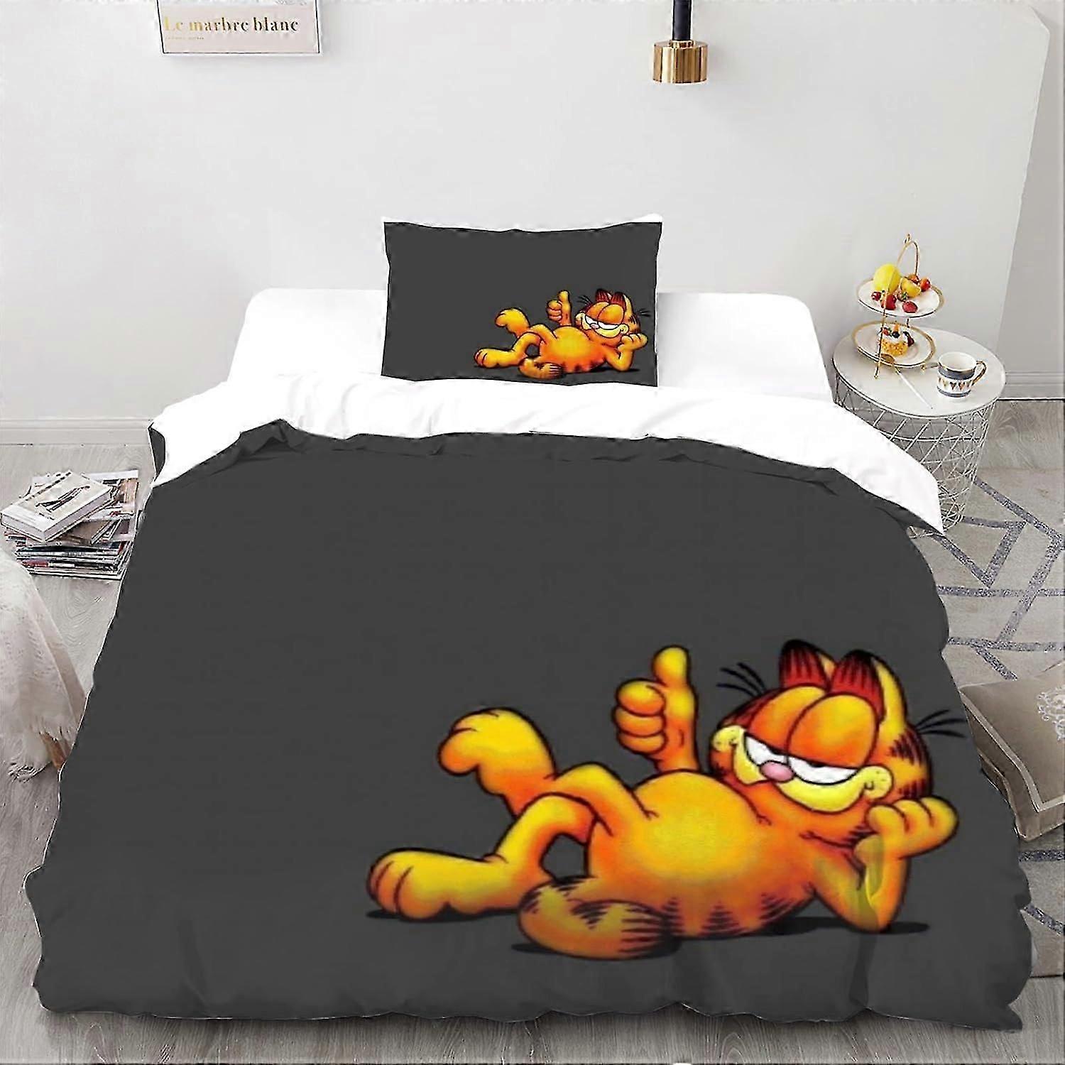 J3618 Lençóis Michael Jackson Capa Edredom Conjunto Macio Conjunto de Cama de 3 Peças Moda cartoon Impressão Padrão Capa de Edredão Conjunto de Capa de Colcha de Microfibra para