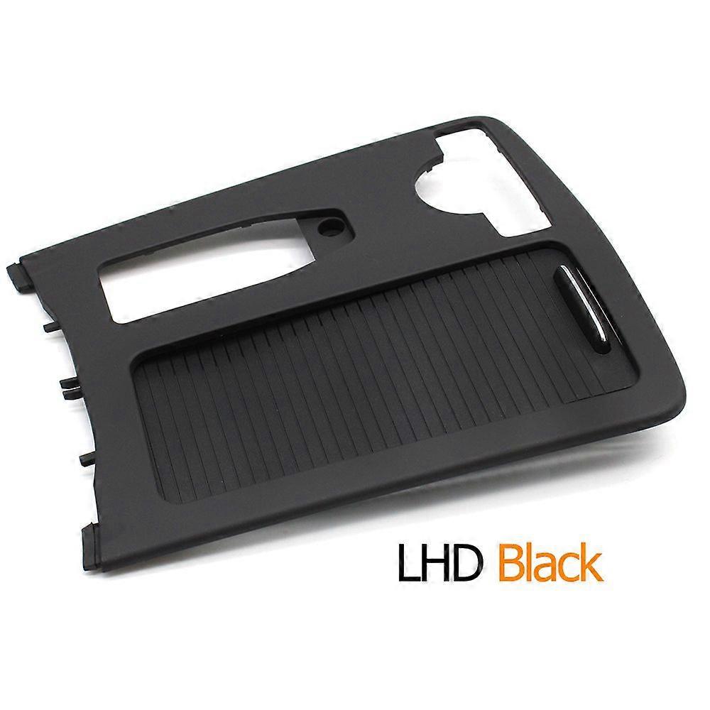 LHD Central Console Carbon Fiber Cup Holder Cover Shutter For Mercedes Benz W204 C E Class C180 C200 C220 W207 W212 E260 E300