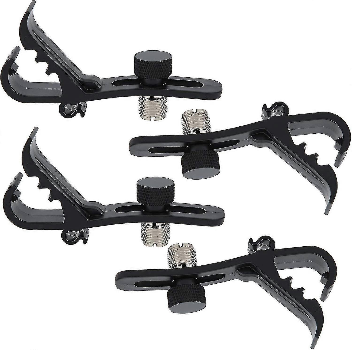 4Pcs Drum Microphone Clip