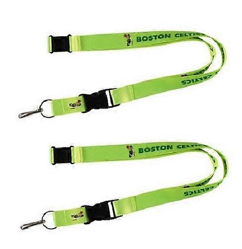 Boston Celtics NBA Neon Lanyard 2 Pack
