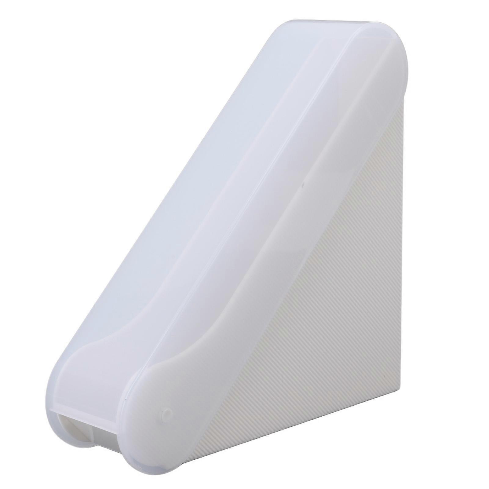 Coffee Filter Holder with Dust Proof Cover Universal Storage Dispenser Rack Coffee Filter Container for V01 Filter White