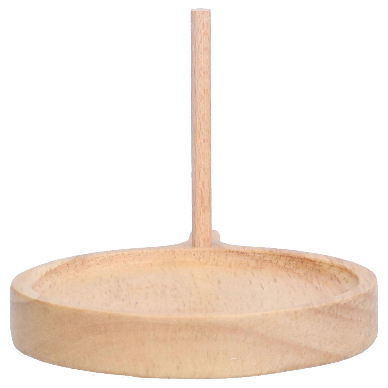 Bead Loader Beech Wooden Round Beading Machine Tool for Stringing Beads DIY Crafts