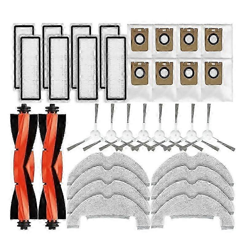 For Bot D10 Plus, Z10 Pro, L10 Plus Robot Vacuum Replacement Parts Main SIde Brush Hepa Filter Mop