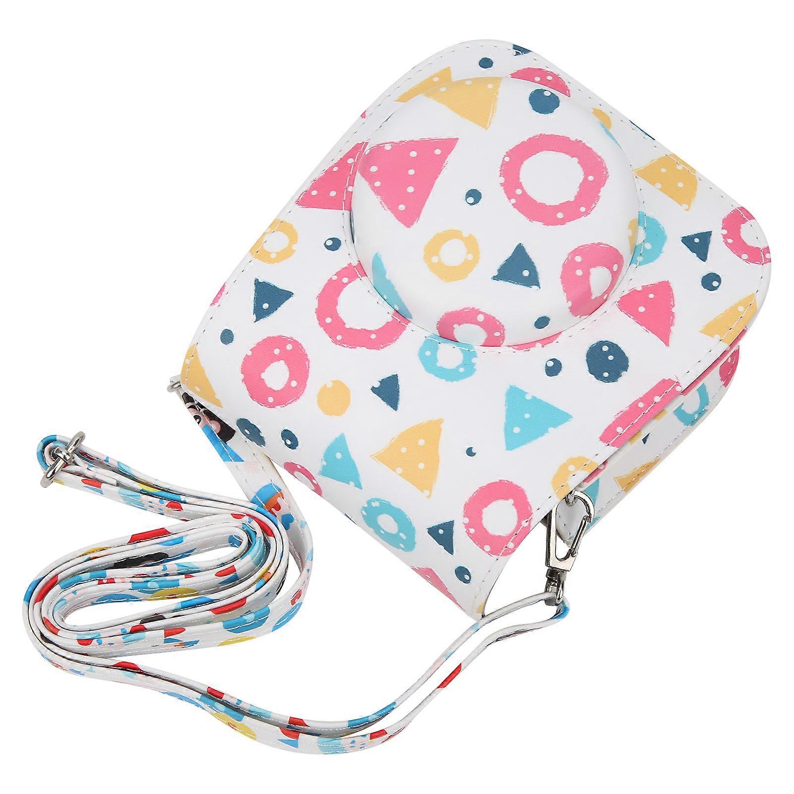Small PU Camera Bag with Strap for Mini11/9 Compact Cameras
