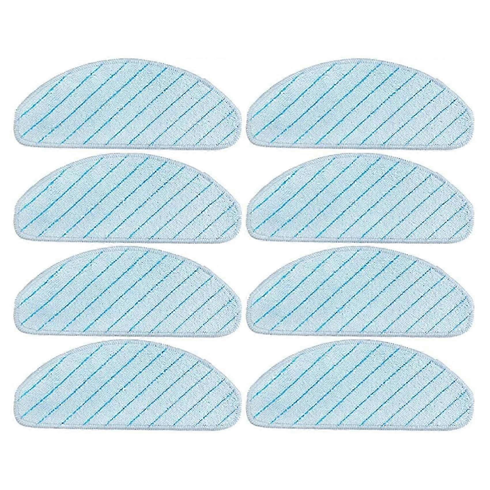 For Ecovacs Deebot Ozmo T9 Max Cleaning Washable Mop Pad (8pcs)